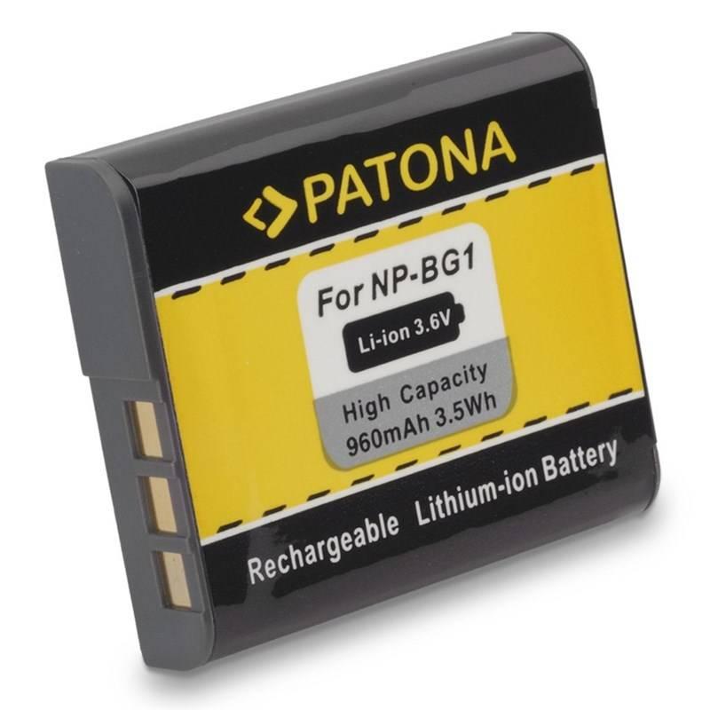 Baterie PATONA pro Sony NP-BG1 960mAh Li-ion 3,6V, Baterie, PATONA, pro, Sony, NP-BG1, 960mAh, Li-ion, 3,6V