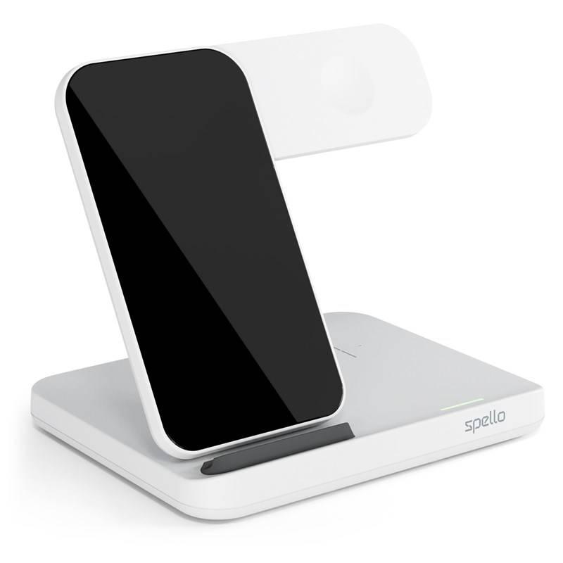 Bezdrátová nabíječka Spello by Epico 3in1 Wireless Charging Stand pro Samsung bílá