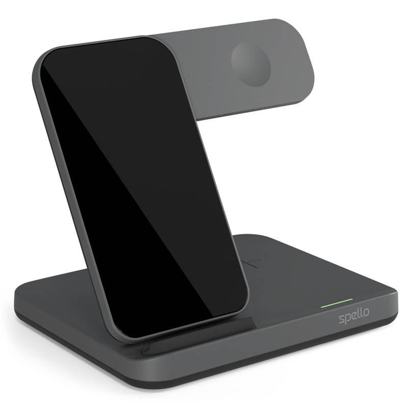 Bezdrátová nabíječka Spello by Epico 3in1 Wireless Charging Stand pro Samsung černá