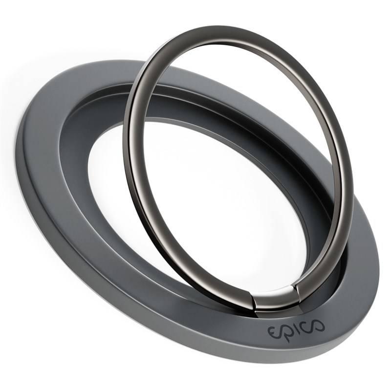 Držák na mobil Epico Magnetic Ring MagSafe šedý