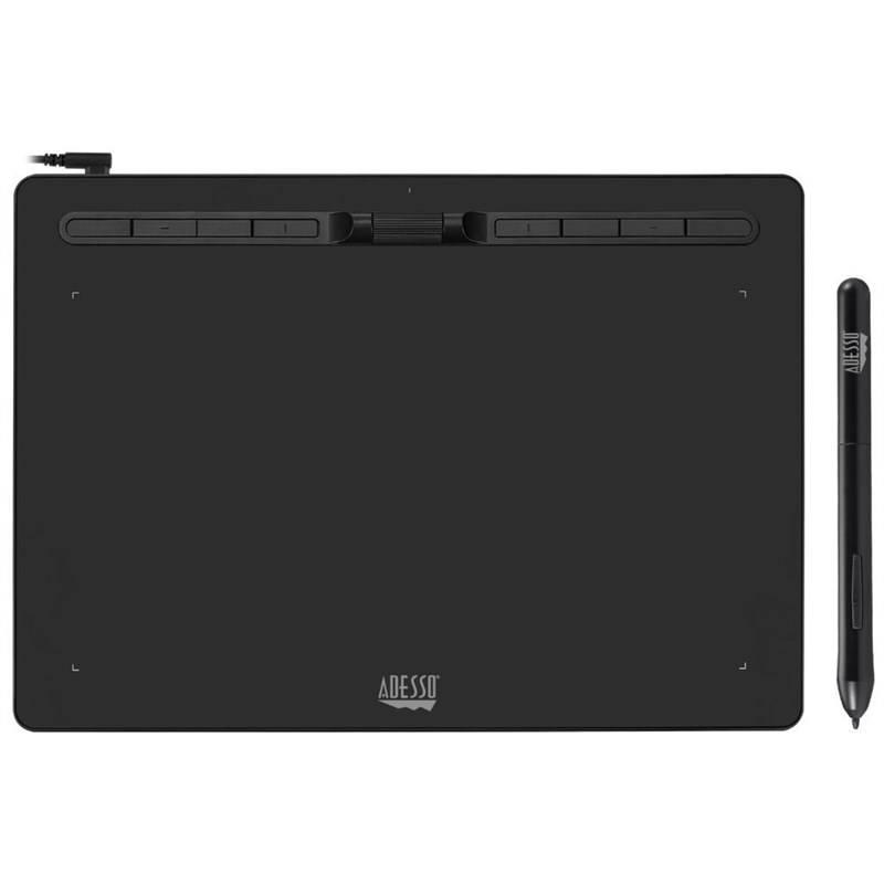 Grafický tablet Adesso Cybertablet K12 černý, Grafický, tablet, Adesso, Cybertablet, K12, černý