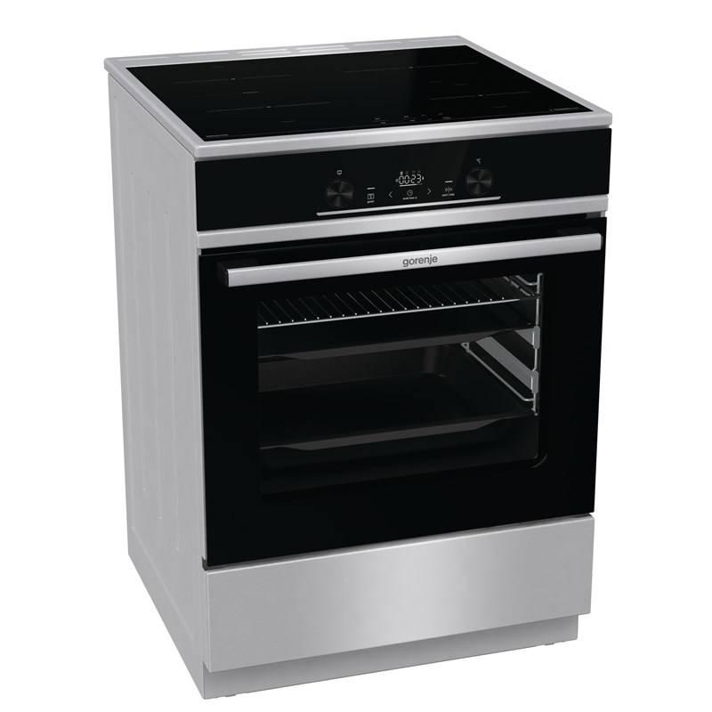 Indukční sporák Gorenje Advanced Line GEITS6E71PBG nerez