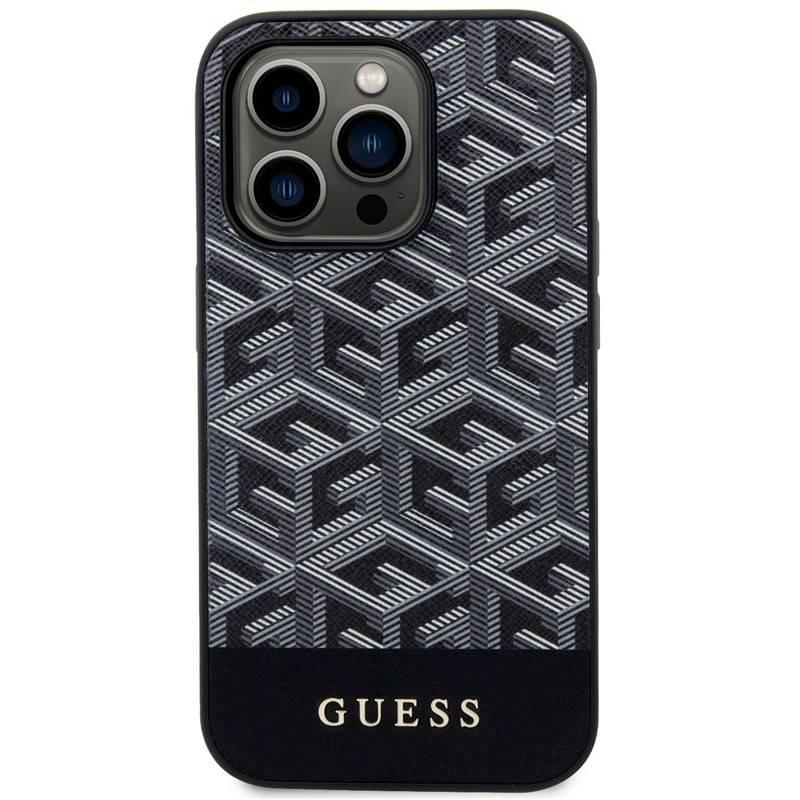 Kryt na mobil Guess PU G Cube MagSafe na Apple iPhone 14 Pro Max černý