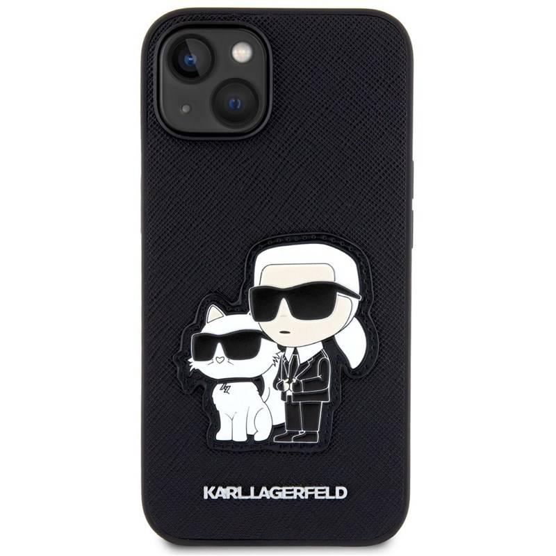 Kryt na mobil Karl Lagerfeld PU Saffiano Karl and Choupette NFT na Apple iPhone 13 černý, Kryt, na, mobil, Karl, Lagerfeld, PU, Saffiano, Karl, Choupette, NFT, na, Apple, iPhone, 13, černý