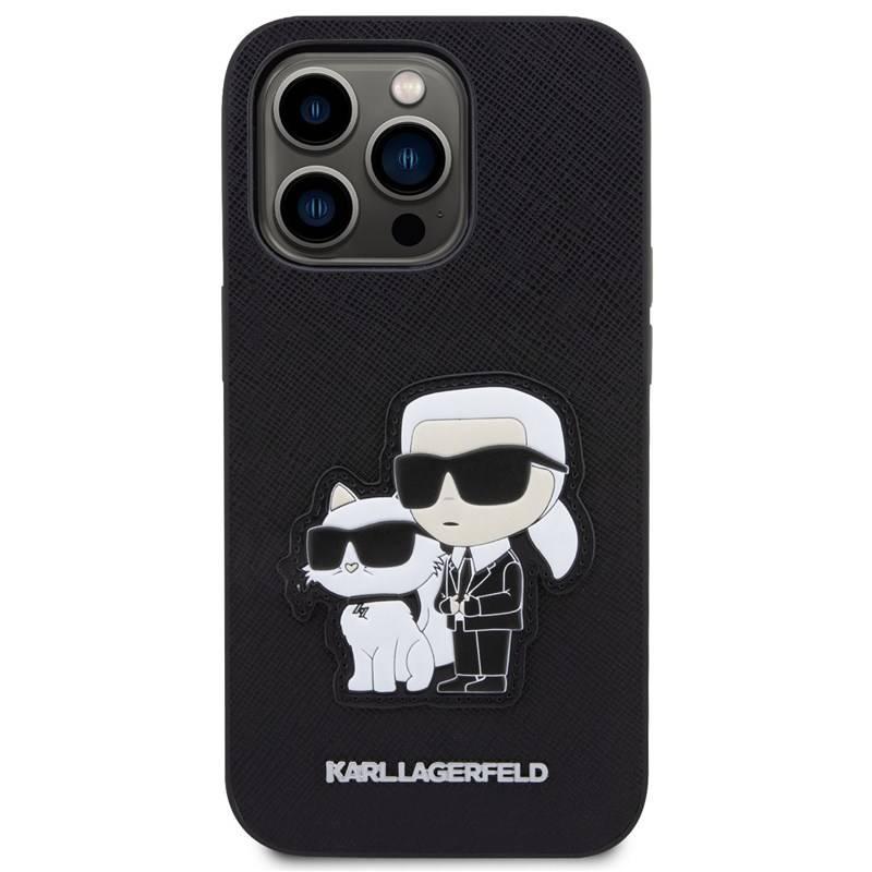 Kryt na mobil Karl Lagerfeld PU Saffiano Karl and Choupette NFT na Apple iPhone 13 Pro černý, Kryt, na, mobil, Karl, Lagerfeld, PU, Saffiano, Karl, Choupette, NFT, na, Apple, iPhone, 13, Pro, černý