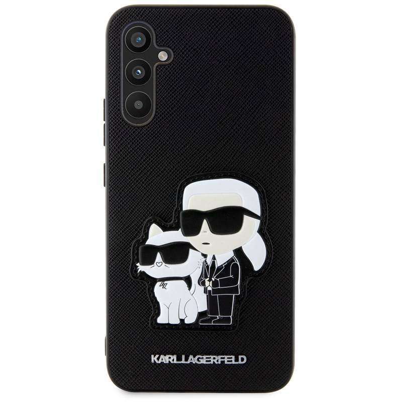 Kryt na mobil Karl Lagerfeld PU Saffiano Karl and Choupette NFT na Samsung Galaxy A54 5G černý