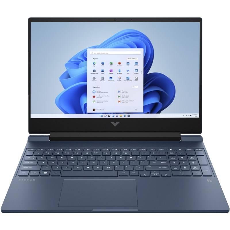 Notebook HP Victus 15-fa1001nc modrý