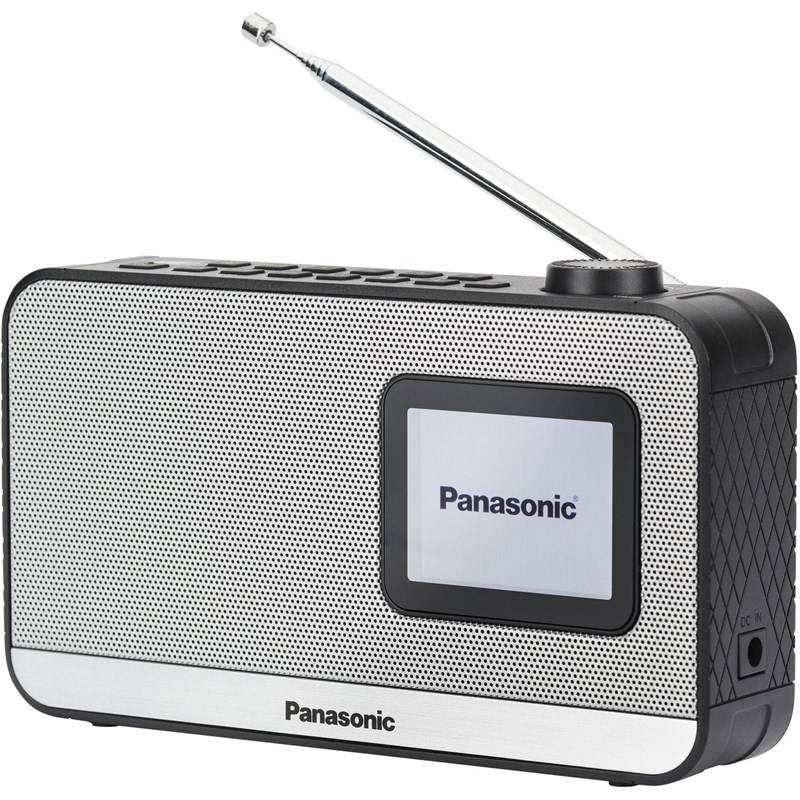 Radiopřijímač s DAB Panasonic RF-D15EG-K černý šedý