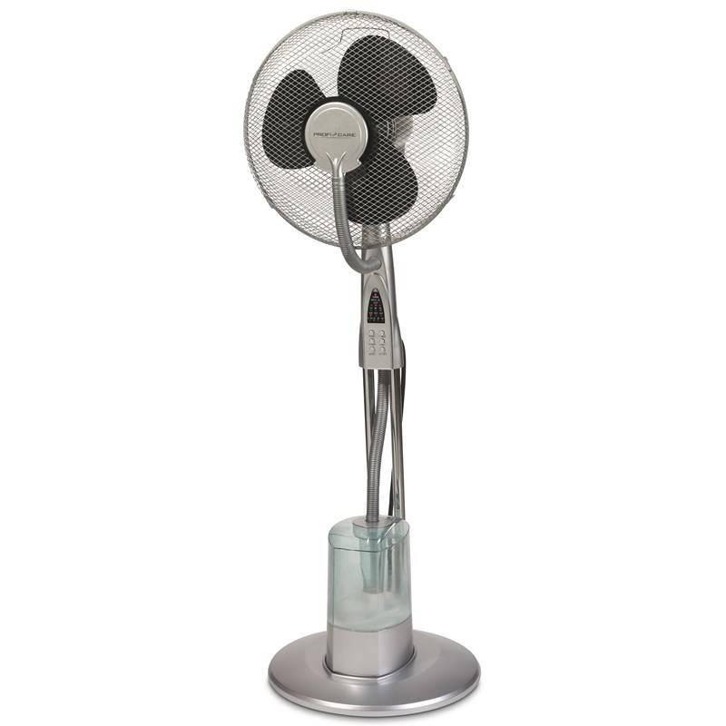 Ventilátor stojanový mlhový ProfiCare VL 3111 stříbrný