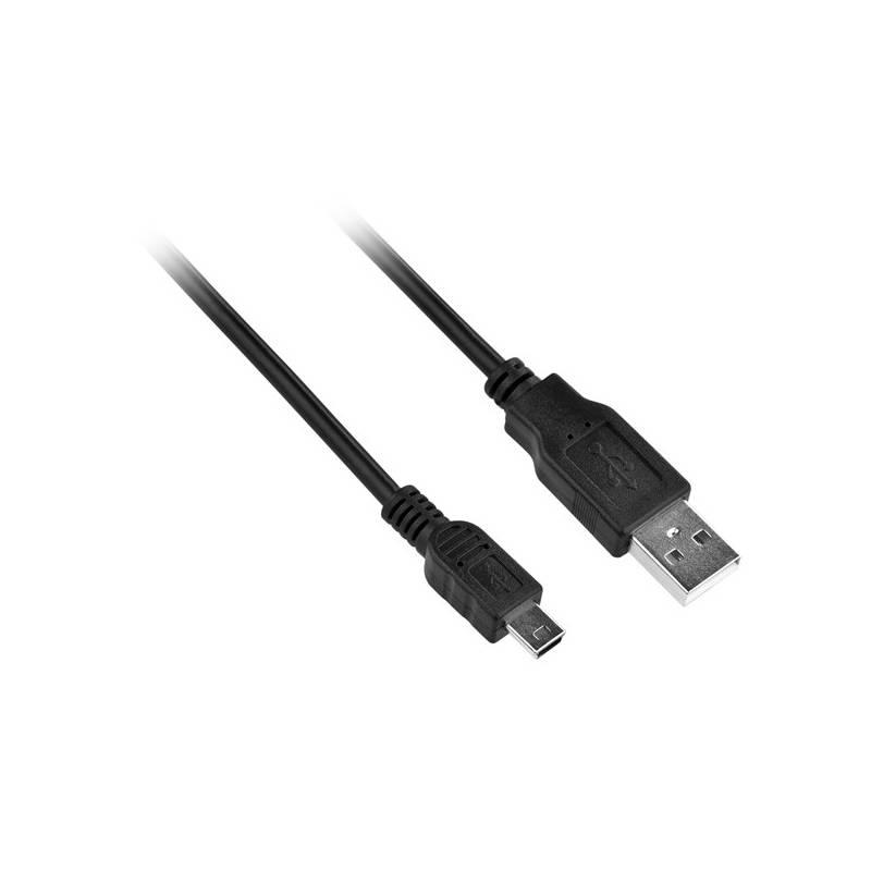 Kabel GoGEN USB mini USB, 1,5m černý