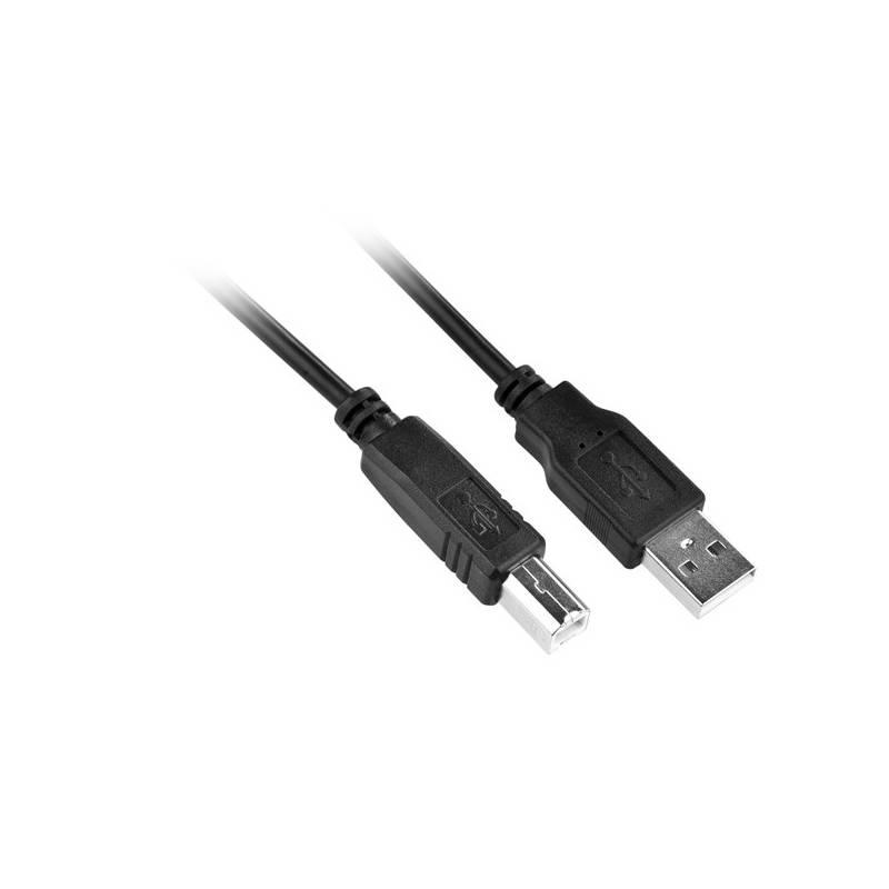 Kabel GoGEN USB USB-B, 1,5m černý, Kabel, GoGEN, USB, USB-B, 1,5m, černý