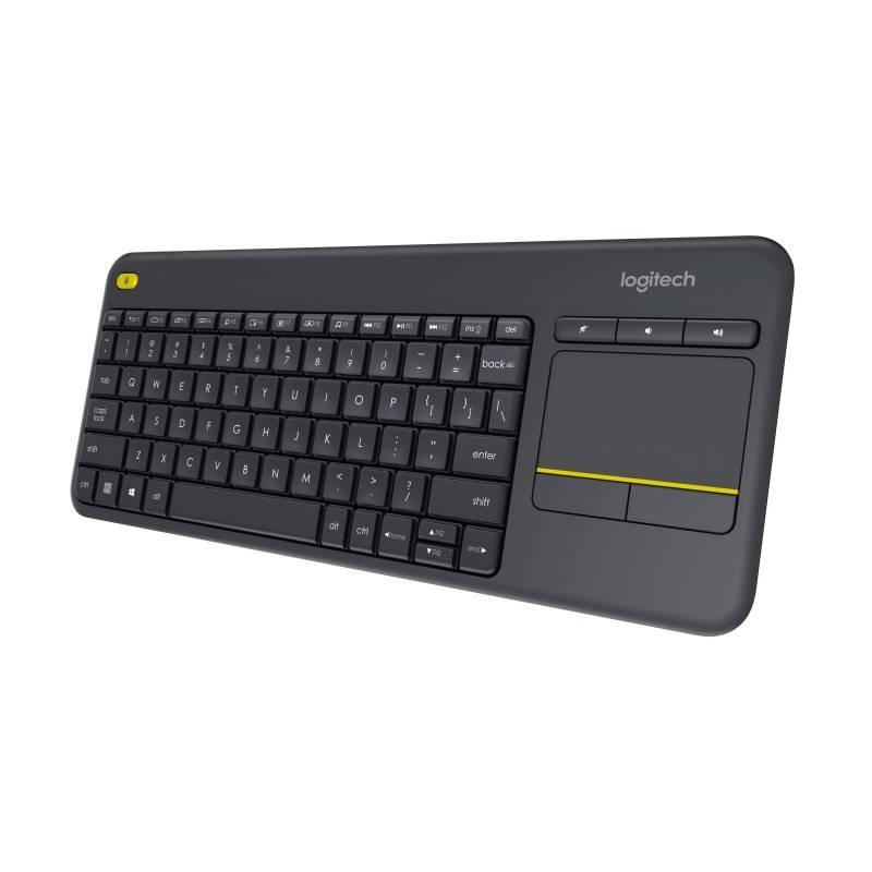 Klávesnice Logitech Wireless Keyboard K400 Plus, CZ SK černá