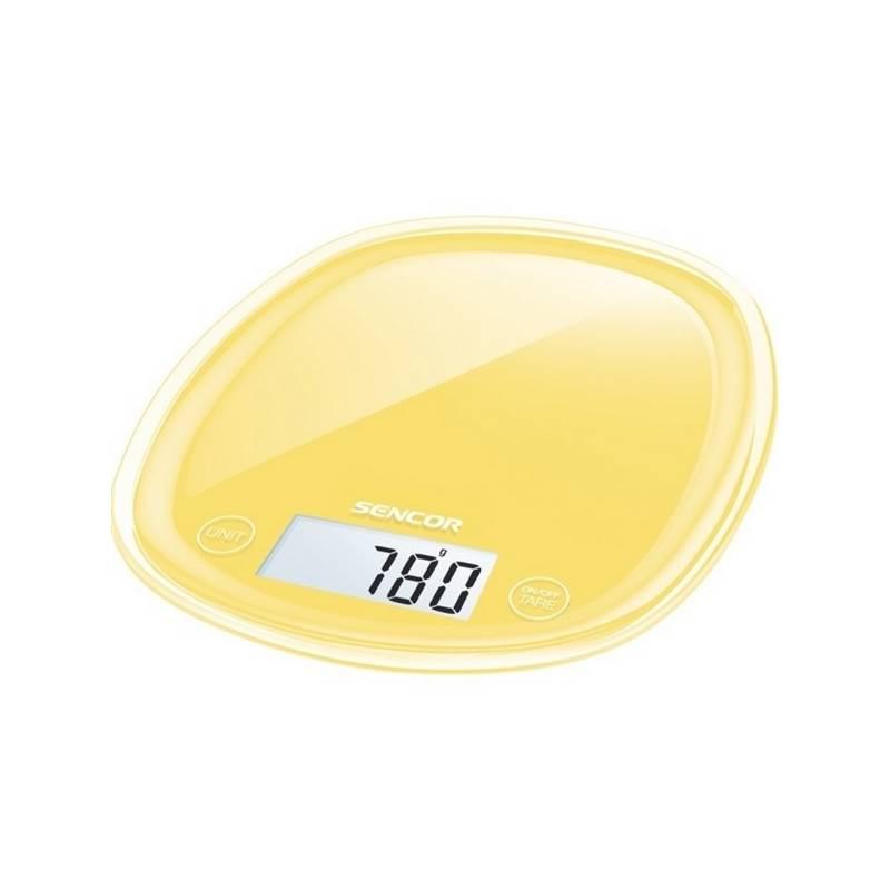 Kuchyňská váha Sencor Pastels SKS 36YL žlutá
