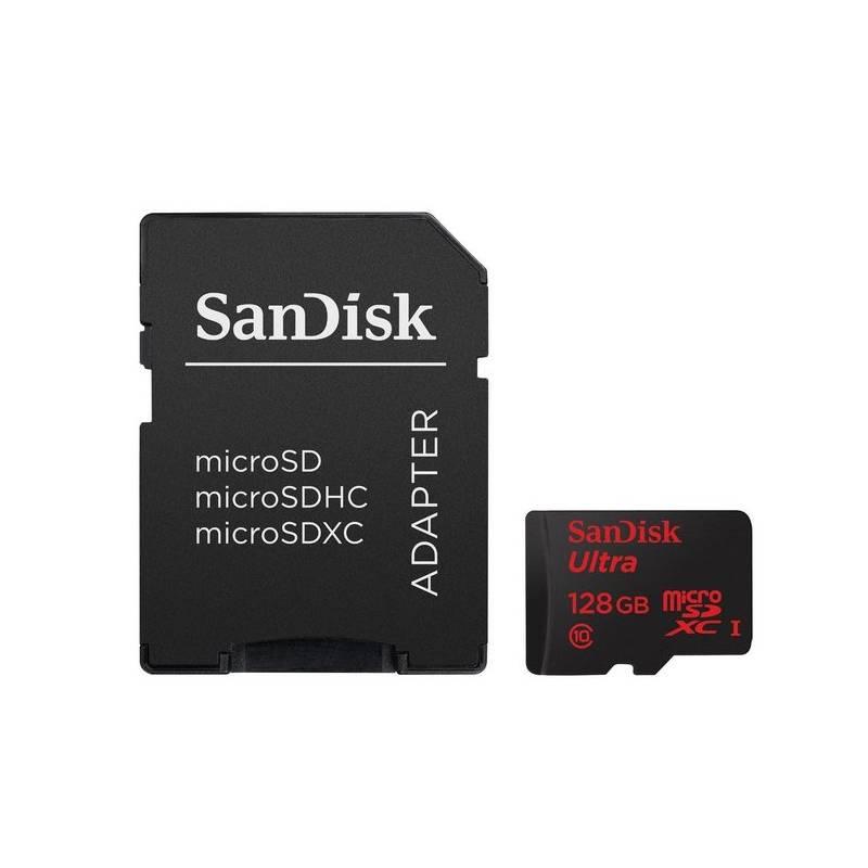 Paměťová karta Sandisk Micro SDXC Ultra Android 128GB UHS-I U1 adapter
