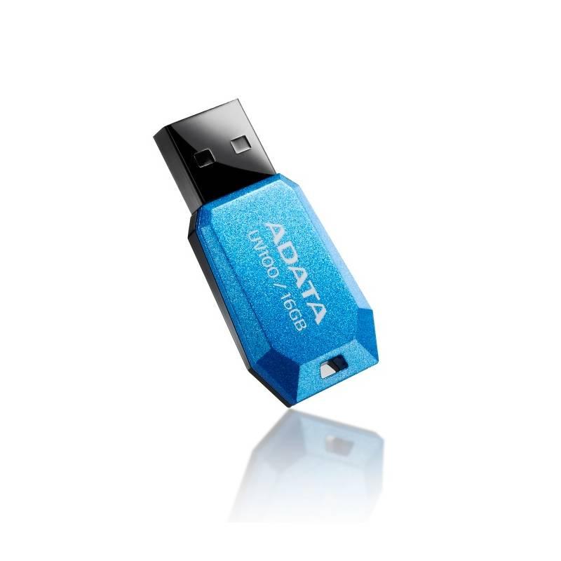 USB Flash ADATA UV100 16GB modrý, USB, Flash, ADATA, UV100, 16GB, modrý