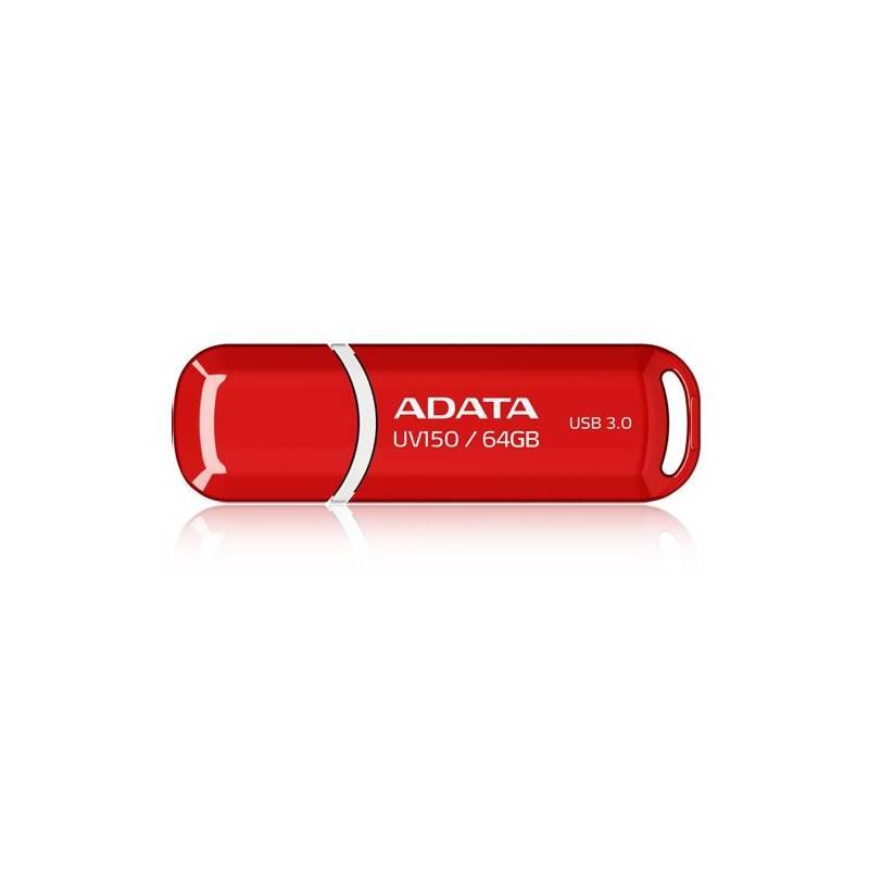 USB Flash ADATA UV150 64GB červený, USB, Flash, ADATA, UV150, 64GB, červený