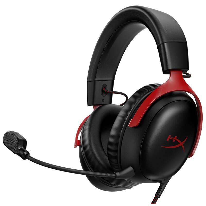 Headset HyperX Cloud III černý červený