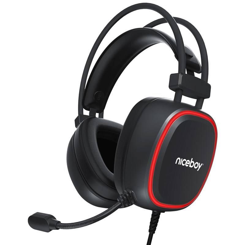 Headset Niceboy ORYX X330 Cubix černý, Headset, Niceboy, ORYX, X330, Cubix, černý