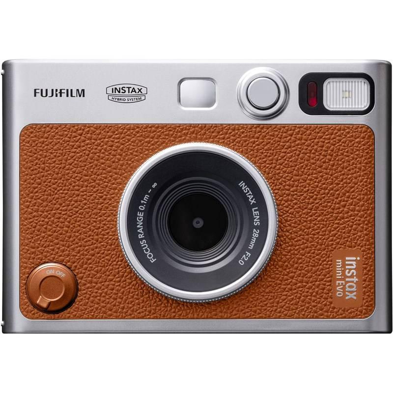 Instantní fotoaparát Fujifilm Instax mini EVO hnědý