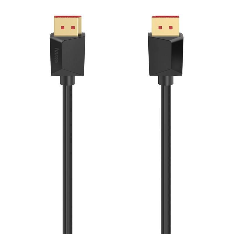 Kabel Hama DisplayPort DisplayPort, 1.4 UHD 8K, 2 m černý, Kabel, Hama, DisplayPort, DisplayPort, 1.4, UHD, 8K, 2, m, černý