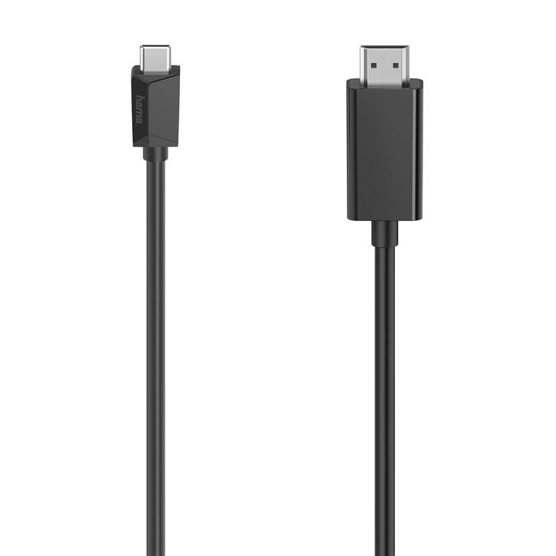 Kabel Hama USB-C HDMI, UHD 4K, 1,5 m černý