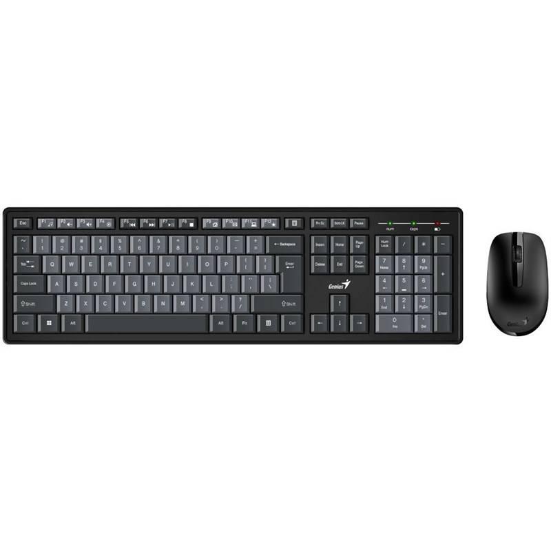 Klávesnice s myší Genius Smart KM-8200 Dual Color, CZ SK layout černá
