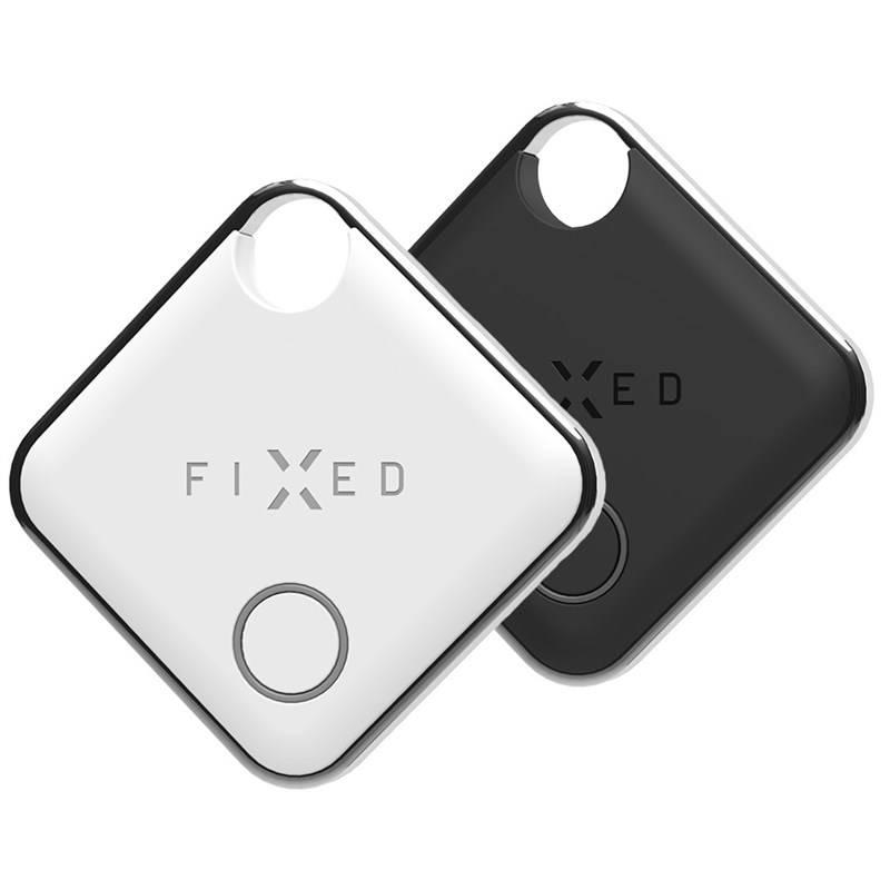 Lokátor FIXED Tag s podporou Find My, 2ks černý bílý