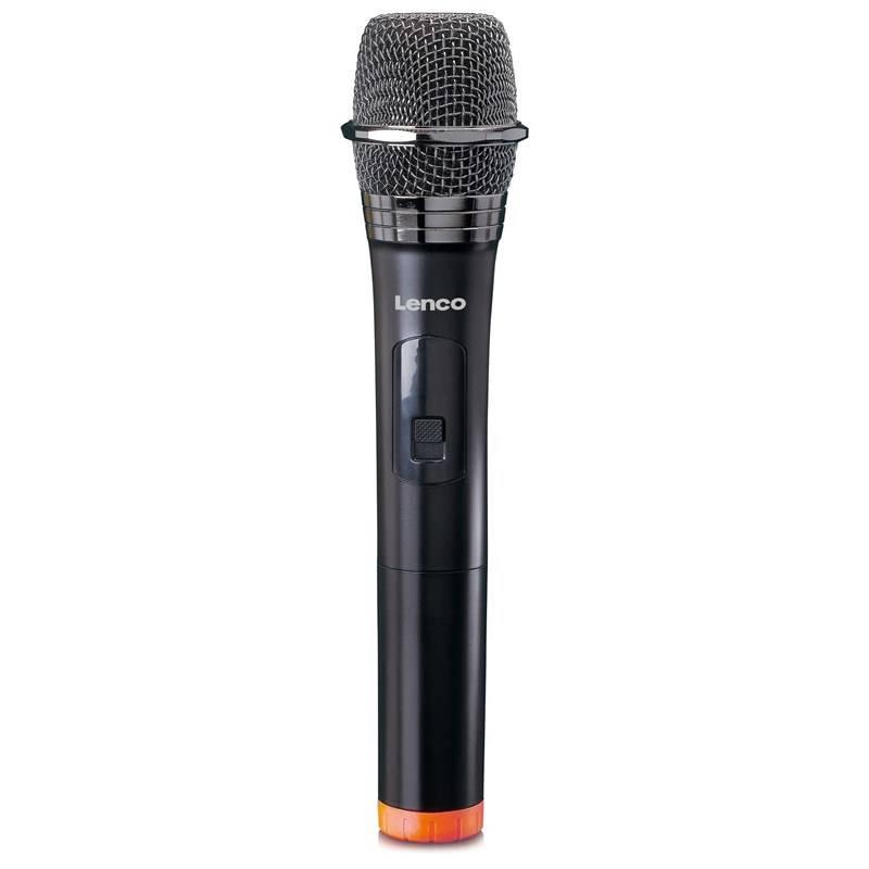 Mikrofon Lenco MCW-011BK bezdrátový černý, Mikrofon, Lenco, MCW-011BK, bezdrátový, černý