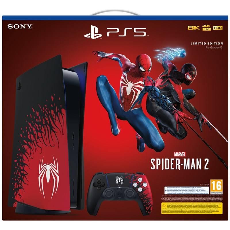 Herní konzole Sony PlayStation 5 Marvel´s Spider-Man 2, Herní, konzole, Sony, PlayStation, 5, Marvel´s, Spider-Man, 2