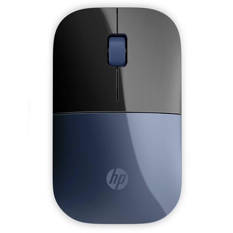 Myš HP Z3700 černá modrá, Myš, HP, Z3700, černá, modrá