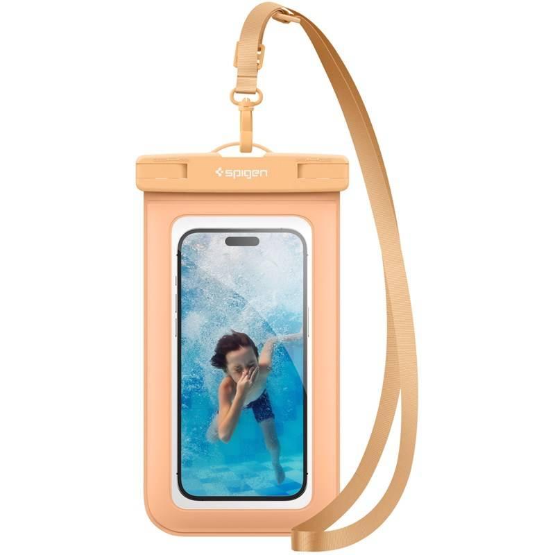 Pouzdro na mobil sportovní Spigen Aqua Shield WaterProof Case A601 - Apricot