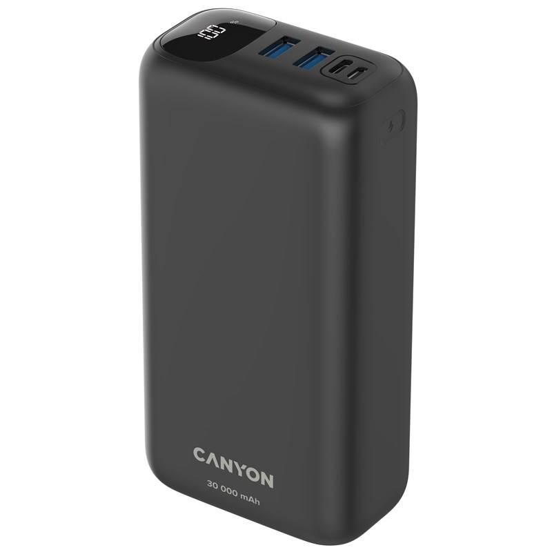 Powerbank Canyon PB-301, 30 000 mAh černá