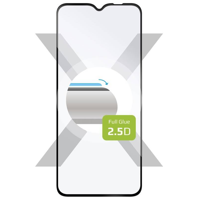 Tvrzené sklo FIXED Full-Cover na Motorola Moto E22 černé
