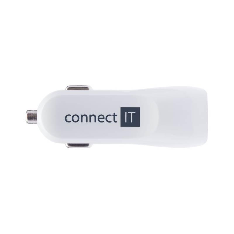 Adaptér do auta Connect IT InCarz Premium, 2x USB, 3.1A 1A bílý, Adaptér, do, auta, Connect, IT, InCarz, Premium, 2x, USB, 3.1A, 1A, bílý