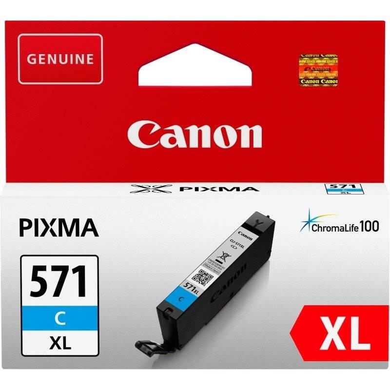 Inkoustová náplň Canon CLI-571XL C modrá