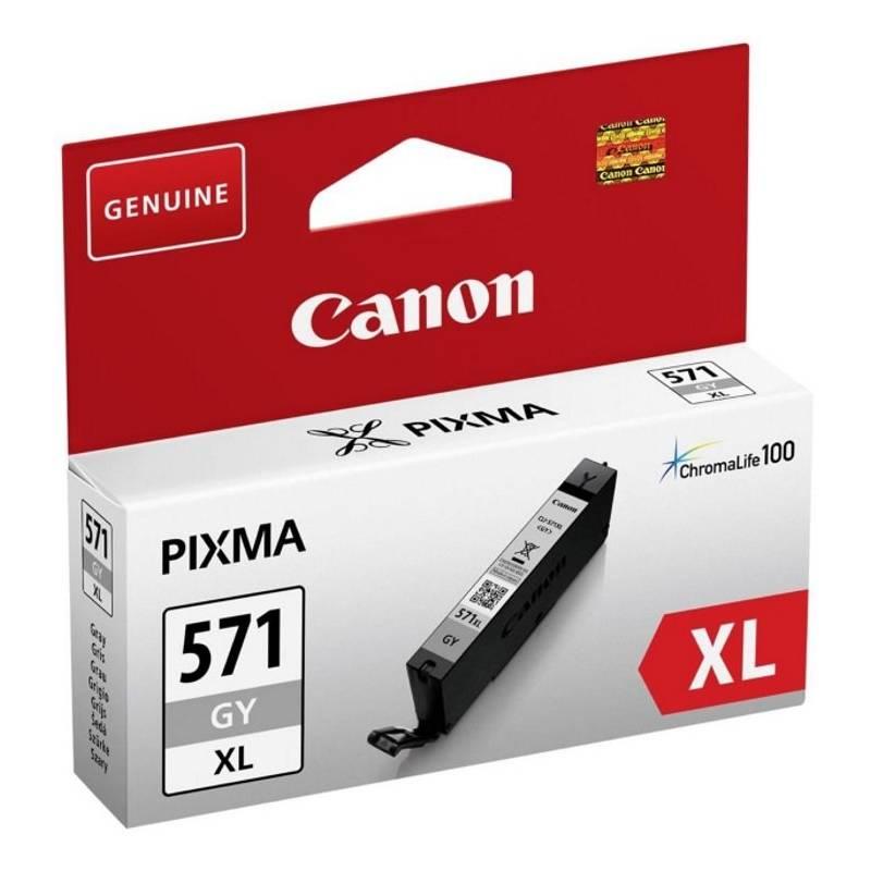 Inkoustová náplň Canon CLI-571XL G šedá