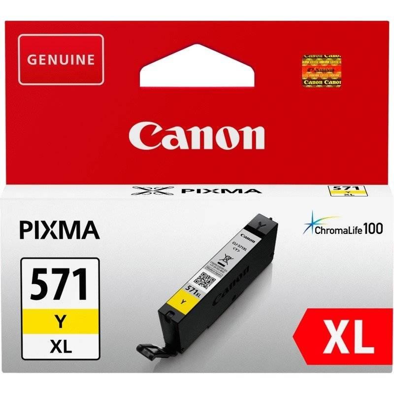 Inkoustová náplň Canon CLI-571XL Y žlutá, Inkoustová, náplň, Canon, CLI-571XL, Y, žlutá