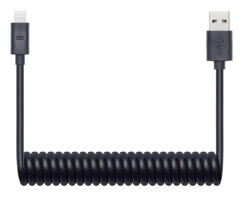 Kabel Connect IT Wirez USB Lightning, 1,2 m černý, Kabel, Connect, IT, Wirez, USB, Lightning, 1,2, m, černý