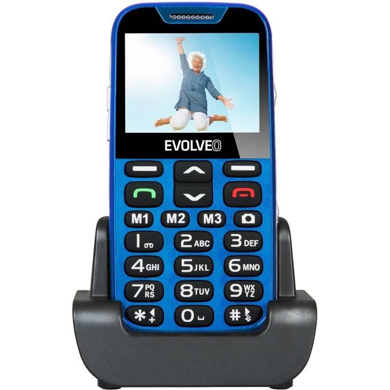 Mobilní telefon Evolveo EVOLVEO EasyPhone XD pro seniory modrý, Mobilní, telefon, Evolveo, EVOLVEO, EasyPhone, XD, pro, seniory, modrý