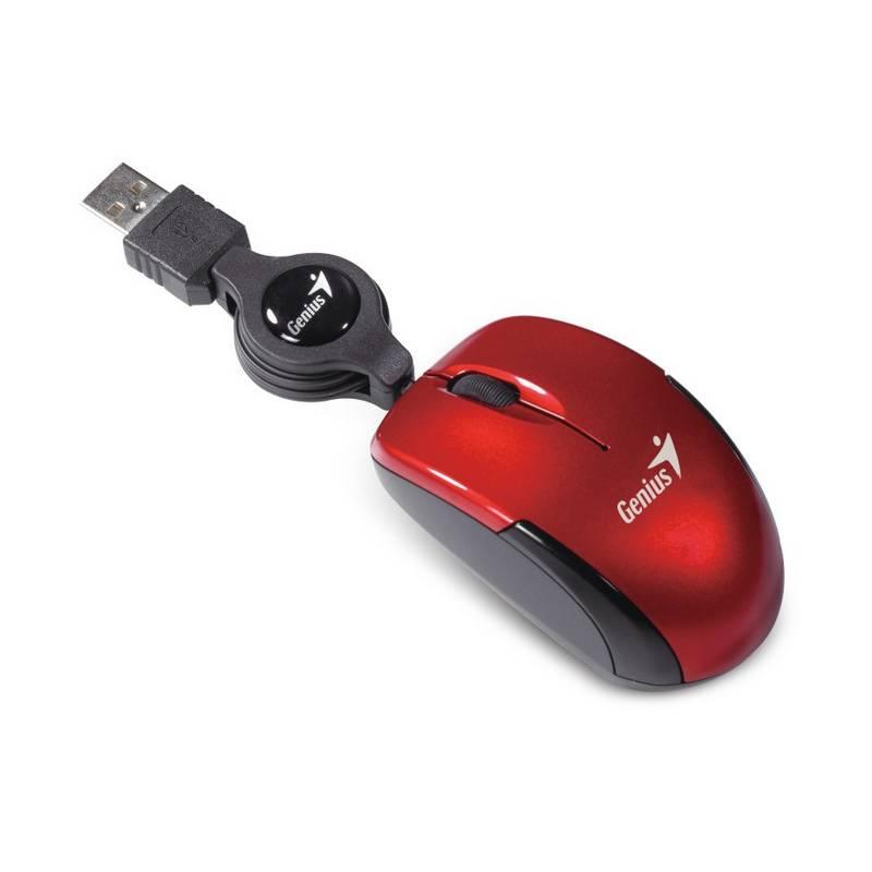 Myš Genius Micro Traveler V2 červená
