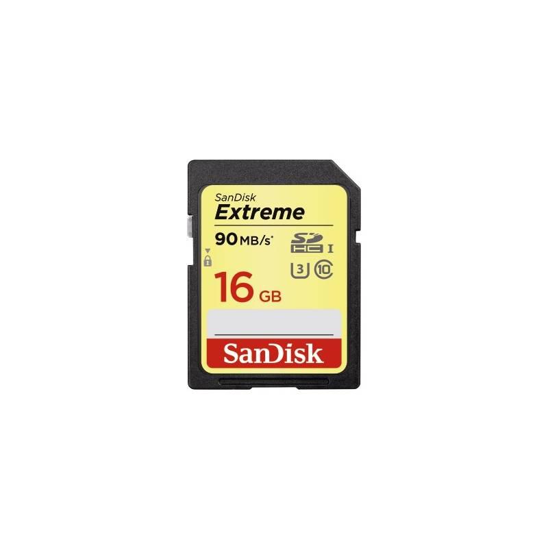 Paměťová karta Sandisk SDHC Extreme 16GB UHS-I U3
