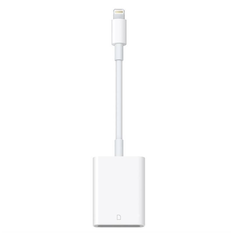 Redukce Apple Lightning čtečka SD karet z fotoaparátu bílá