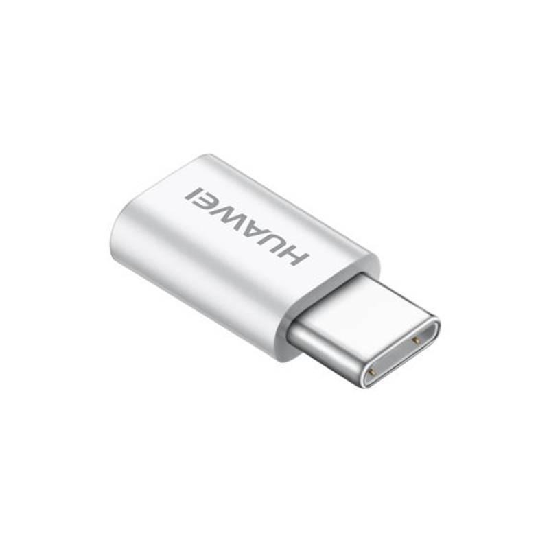 Redukce Huawei MicroUSB USB-C bílá, Redukce, Huawei, MicroUSB, USB-C, bílá