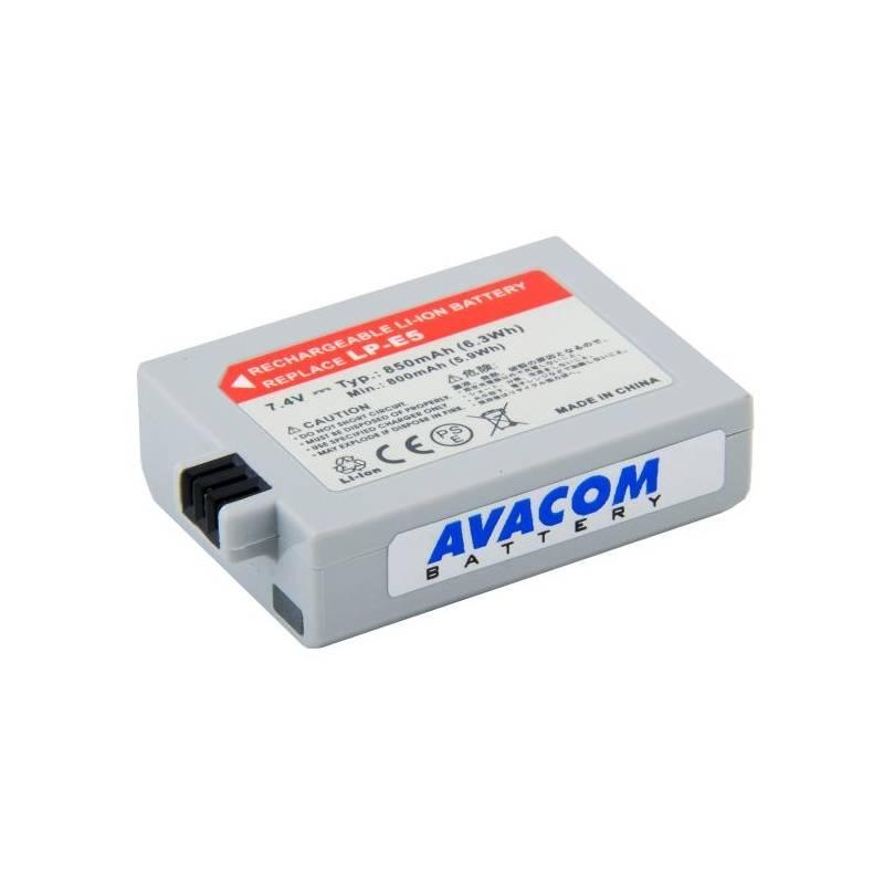 Baterie Avacom Canon LP-E5 Li-Ion 7,4V 850mAh