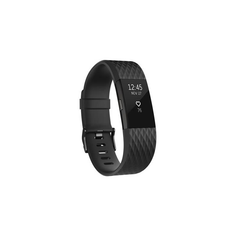 Fitness náramek Fitbit Charge 2 small - Black Gunmetal