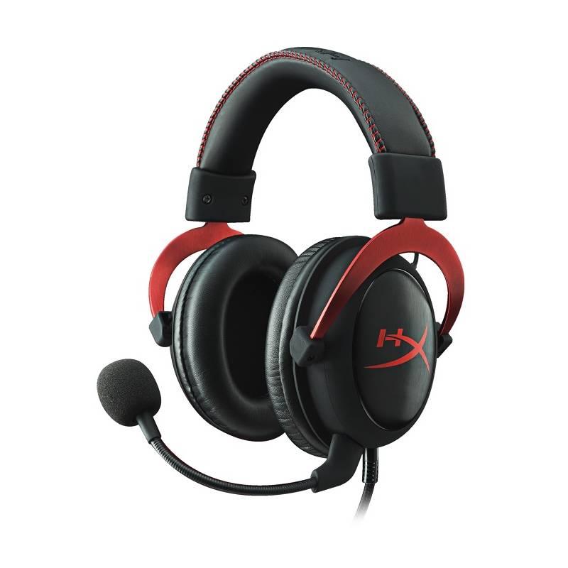 Headset HyperX Cloud II černý červený