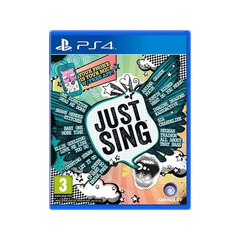 Hra Ubisoft PlayStation 4 Just Sing, Hra, Ubisoft, PlayStation, 4, Just, Sing