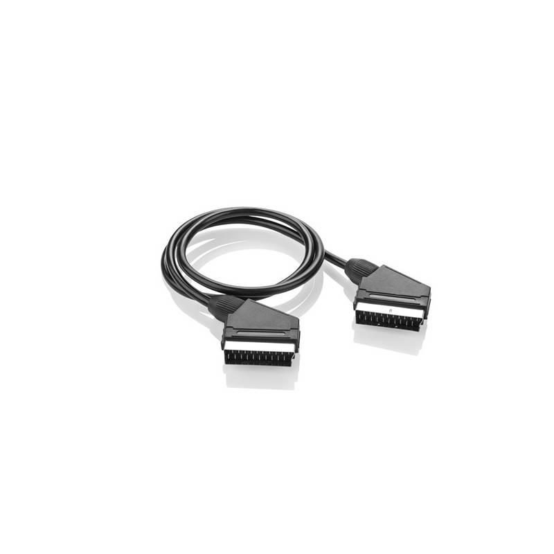 Kabel GoGEN SCART SCART, 3m černá