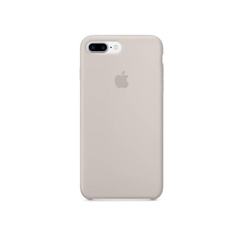 Kryt na mobil Apple Silicone Case pro iPhone 8 Plus 7 Plus - kamenně šedý