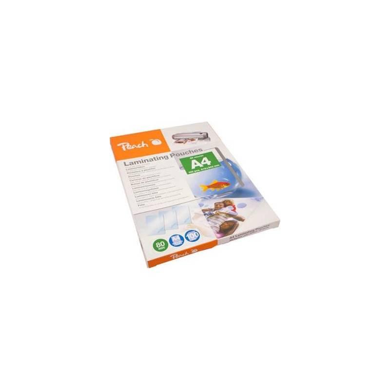 Laminovací fólie Peach A4, 80mic, 100